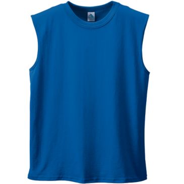 Blue Sleeveless Shirt